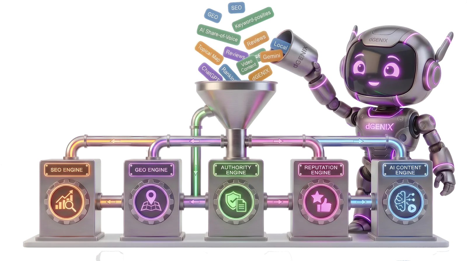 GENI met de 5 dGENIX AI-engines